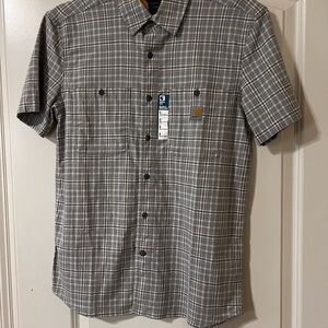 Carhartt Gray Plaid Men's Shirt
